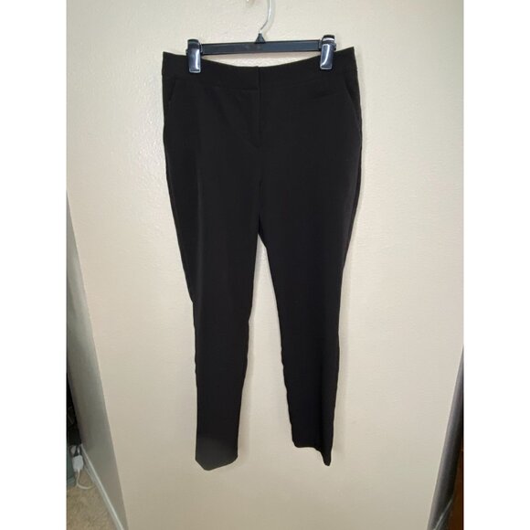 Laundry Black Dress Pants Women 10 Polyester Blend Mid-Rise Casual Office Style - Picture 2 of 7